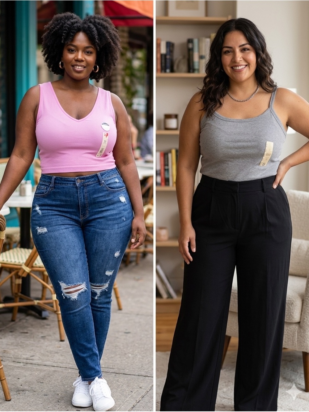 Double the Style: Essential Tank & Crop Duo